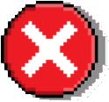 xmark_pixel emote for Discord