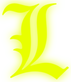DeathNoteLYellow emote for Discord