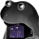 WorryKuroInverted emote for Discord