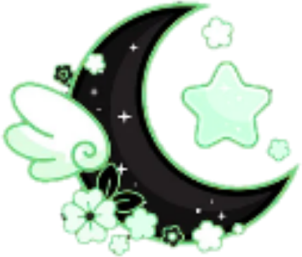 pastelgreennblackmoon emote for Discord