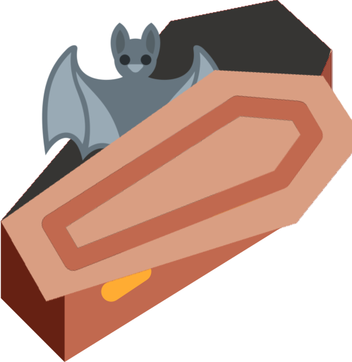 opencoffin_twemojibat emote for Discord