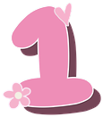 Pink_one_heart_flower emote for Discord