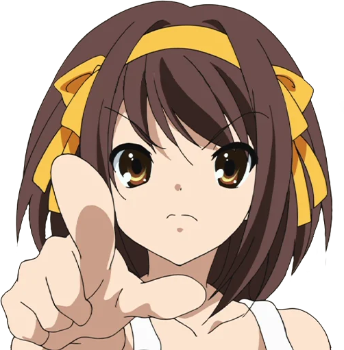 haruhi_indicate emote for Discord