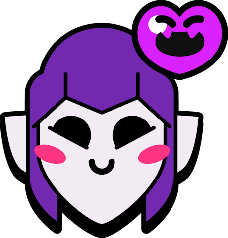 Mortis1_Love_BrawlStars_Pin emote for Discord