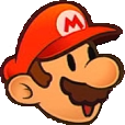 Paper_Mario_Pog emote for Discord