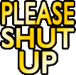 plsshutup_rainbow emote for Discord