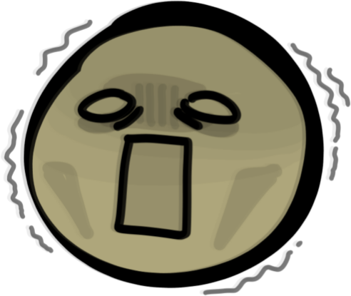 horrified emote for Discord
