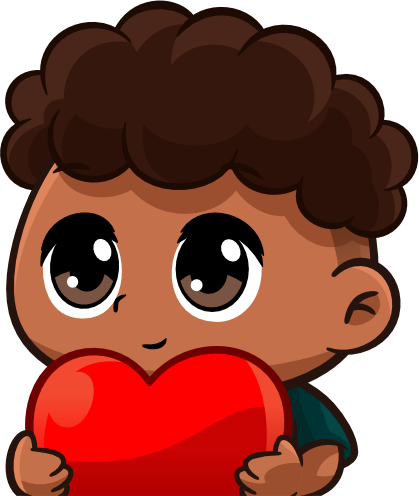 CurlyBLKLove emote for Discord