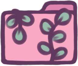 Folder_Blush emote for Discord