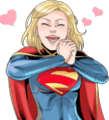 SupergirlHeart emote for Discord
