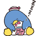 TuxedoSamSleep emote for Discord