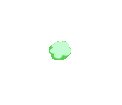 greenpoofheart emote for Discord