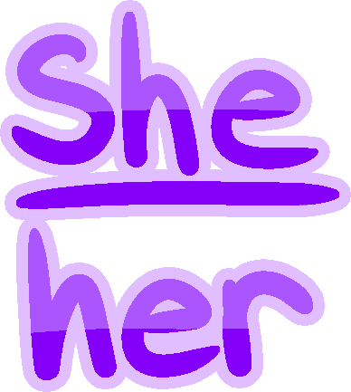 She_Her_Pronoun_Purple emote for Discord