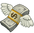 moneywings emote for Discord