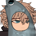 Haru_fish_unreliable emote for Discord