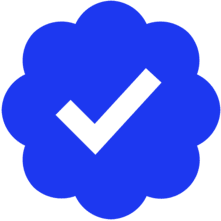 Dark_Blue_Verified emote for Discord