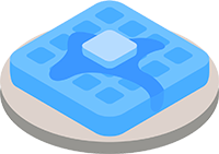 BlueWaffle emote for Discord