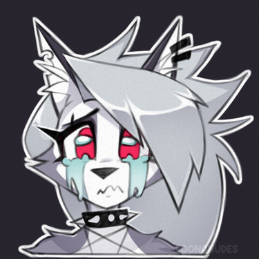 Loona_Sad emote for Discord