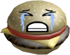 sad_burger emote for Discord