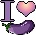 eggplantlover_purple emote for Discord