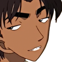 Heiji_grins emote for Discord