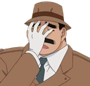 megure_facepalm emote for Discord