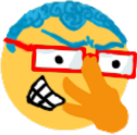 GhiaccioSmug emote for Discord