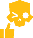 1skull_thumbsup emote for Discord