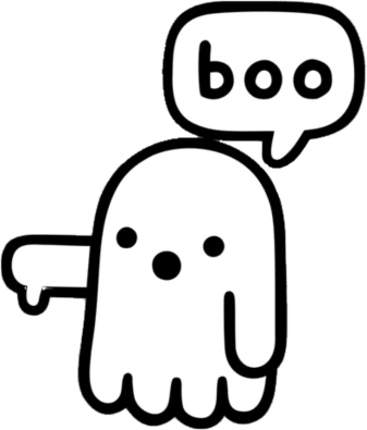 BooThumbsDownGhost emote for Discord