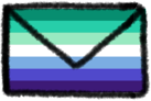 gay_envelope emote for Discord