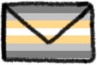 demigender_envelope emote for Discord