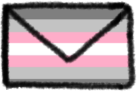 Demigirl_envelope emote for Discord