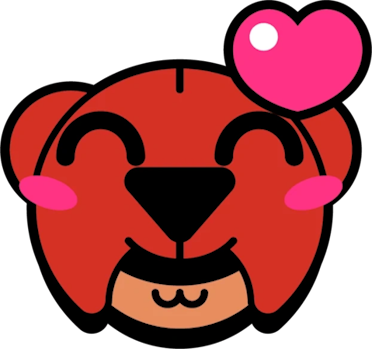 Nita1_Love_BrawlStars_Pin emote for Discord