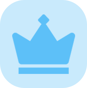 owner_crown_light_blue emote for Discord