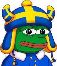Swedish_Pepe emote for Discord