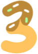 yellow_number_3 emote for Discord