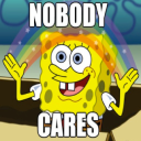 nobodycares emote for Discord