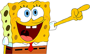 SpongeBobPointing emote for Discord