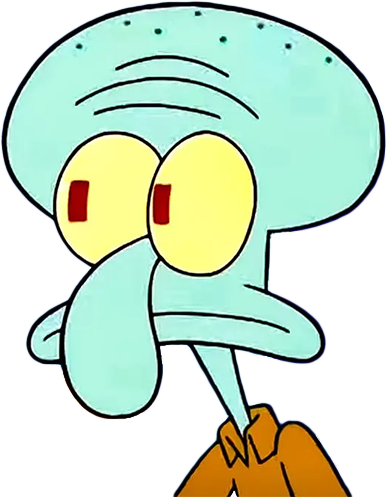 SquidwardConcerned emote for Discord