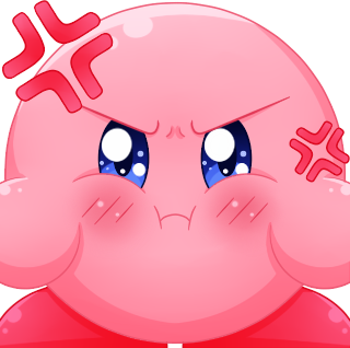 Kirby_Angry emote for Discord