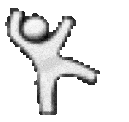 White_Dancing_Stickman emote for Discord