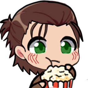 aoterenpopcorn emote for Discord