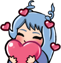 bnhanejireheartlove emote for Discord