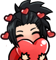 bnhayaomomoheartlove emote for Discord