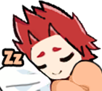 bnhakirishimasleep emote for Discord