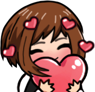 bnhaochakoheartlove emote for Discord