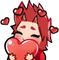 bnhakirishimaheartlove emote for Discord