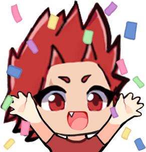 bnhakirishimaconfetti emote for Discord
