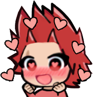 bnhakirishimahearteyes emote for Discord