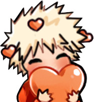 bnhabakugouheartlove emote for Discord